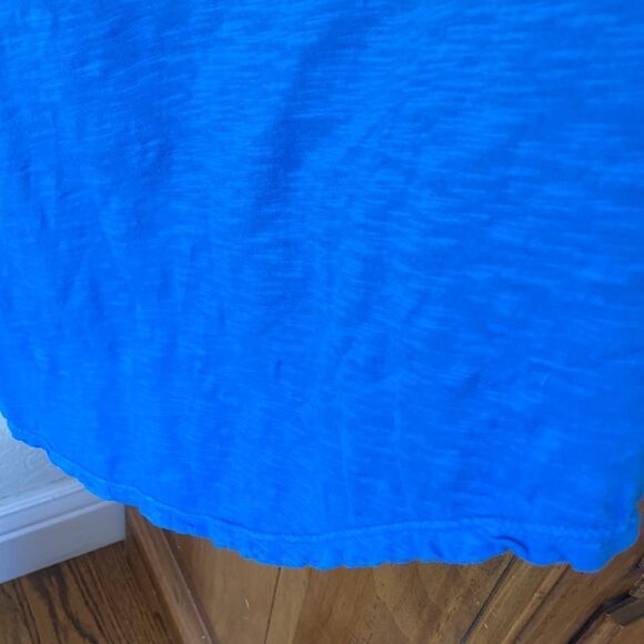 Anthro Left of Center Asymmetrical Hem MIDI Dress XS - Picture 7 of 9